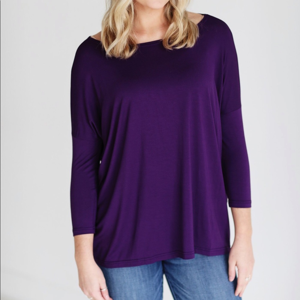 Purple Piko Top